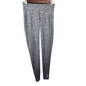 Reebok Athletic‎ Leggings Yoga Pants Gray Heather Activewear Womens XS